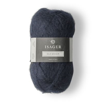 Isager Silk Mohair-100 navy