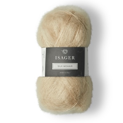 Isager Silk Mohair-6 beige